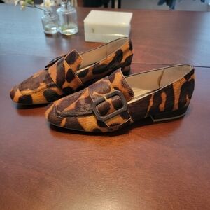 Louise et Cie Animal Print Loafers Size 7.5